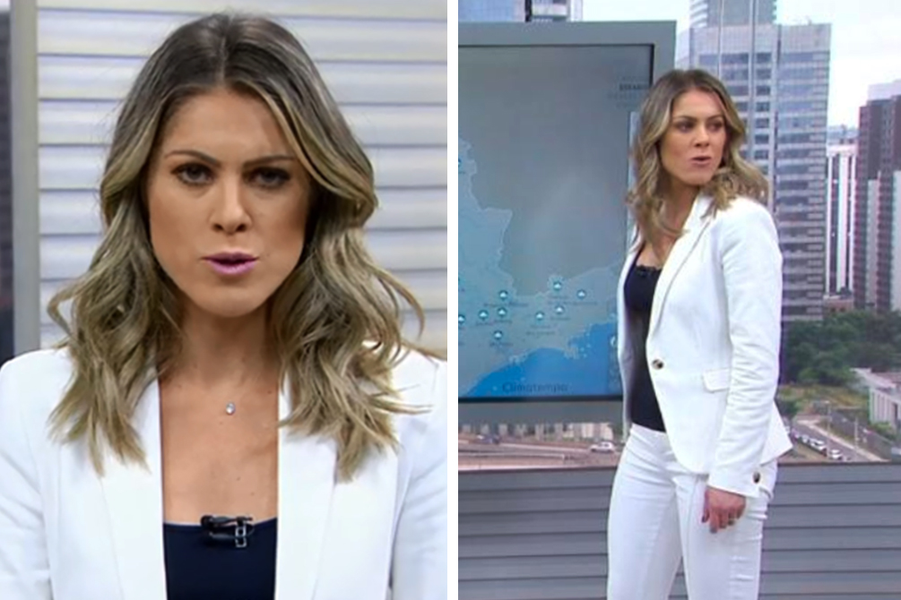 Jacqueline Brazil leva susto e interrompe previsão no Bom Dia Brasil | VEJA  SÃO PAULO
