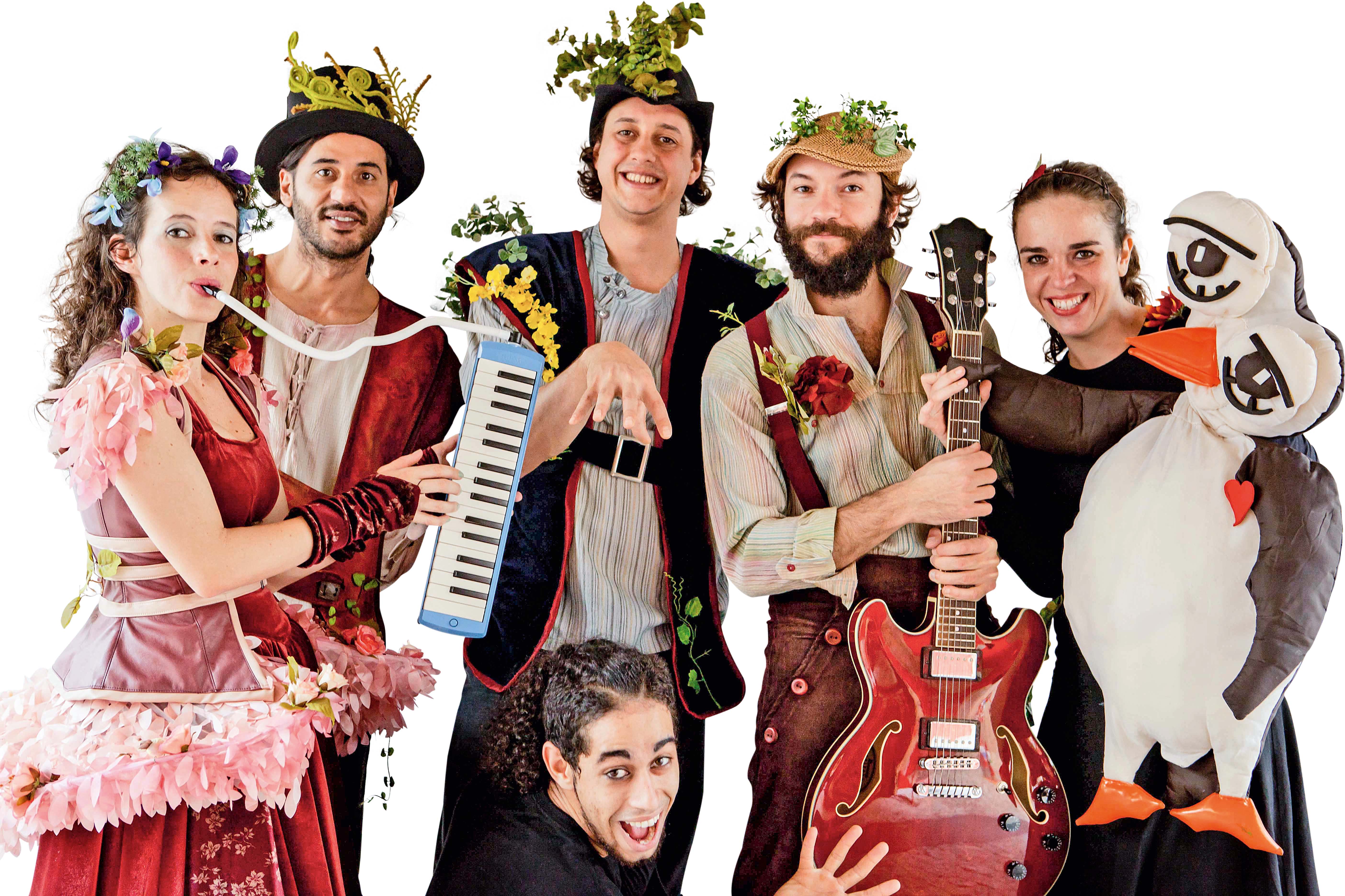 Espetáculo Bichos do Mundo, da banda Strombolica