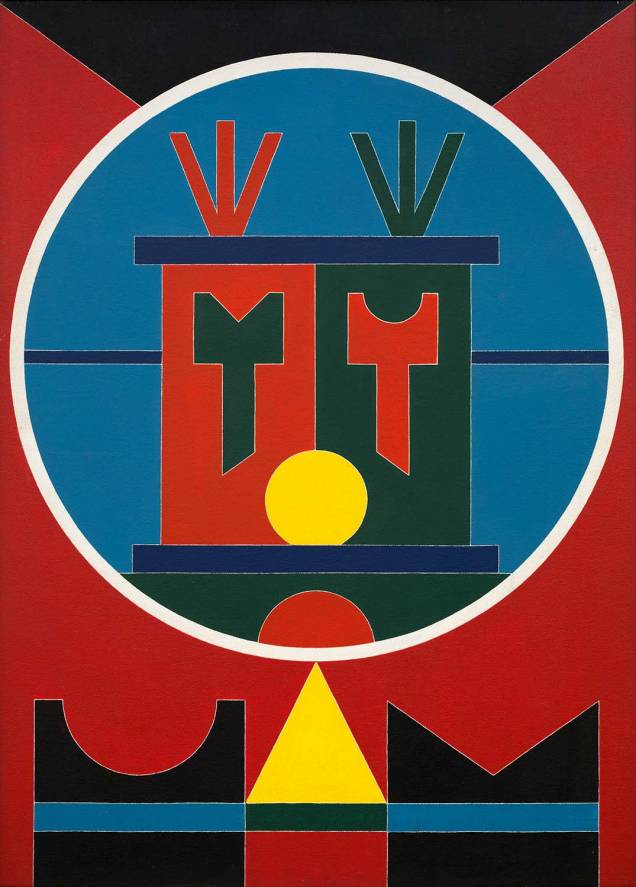 Emblema 85 (1985). de Rubem Valentim