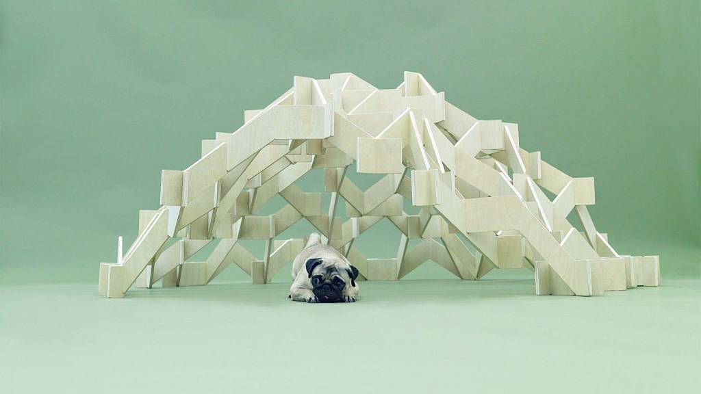 Projeto Mount Pug por Kengo Kuma – Crédito Hiroshi Yoda.jpg arquitetura para cachorros casinhas
