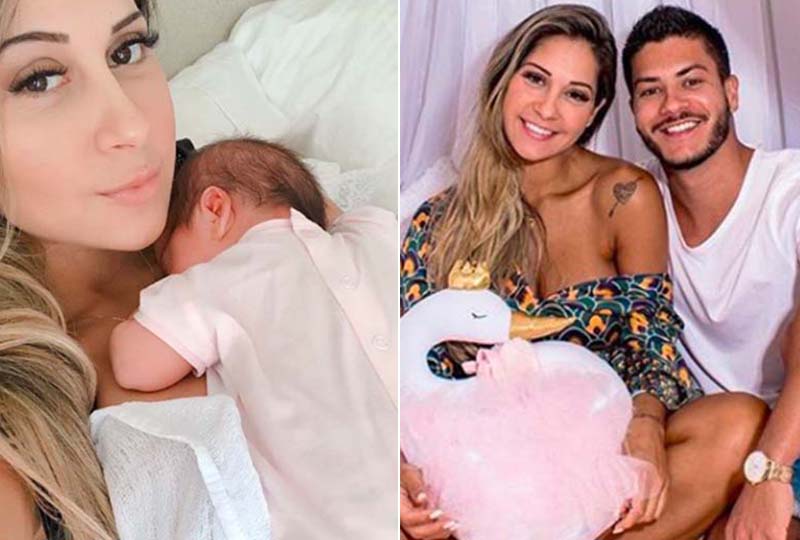 O Instagram Da Filha De Mayra Cardi E Arthur Aguiar Vem Intrigando A Web Veja Sao Paulo