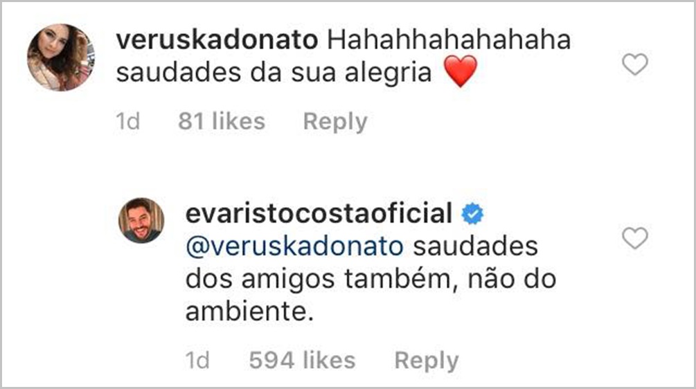 Evaristo Costa Surpreende Com Indireta Sobre Tv Globo No Instagram Veja SÃo Paulo 9183