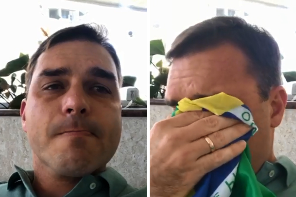 Vídeo Que Mostra Flávio Bolsonaro Chorando Não Foi Feito Em 2019 Veja SÃo Paulo