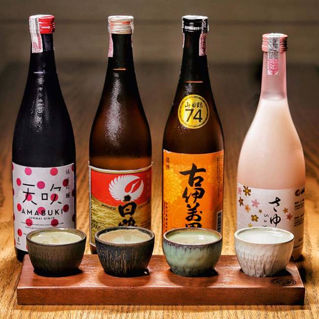 Hirá Ramen Izakaya oferece boa degustação de saquês