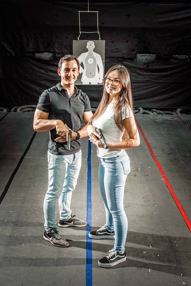 Cresce o número de frequentadores nos clubes de tiro da capital