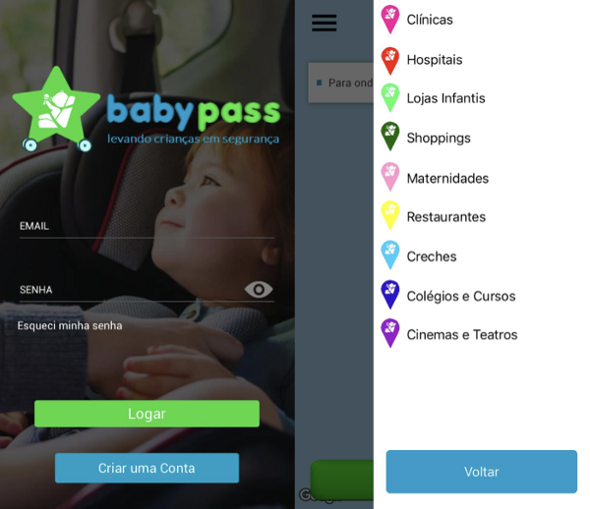 aplicativo baby pass