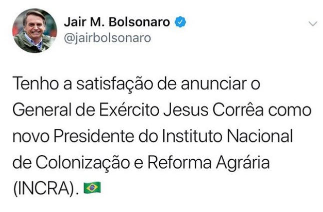 bolsonaro post general bolsonaro post general