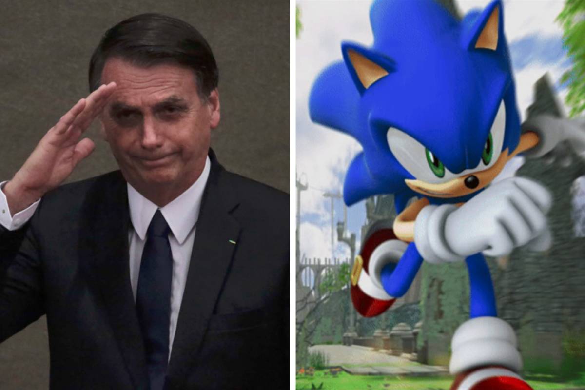 Bolsonaro usa música do Sonic em vídeo e ganha resposta inusitada
