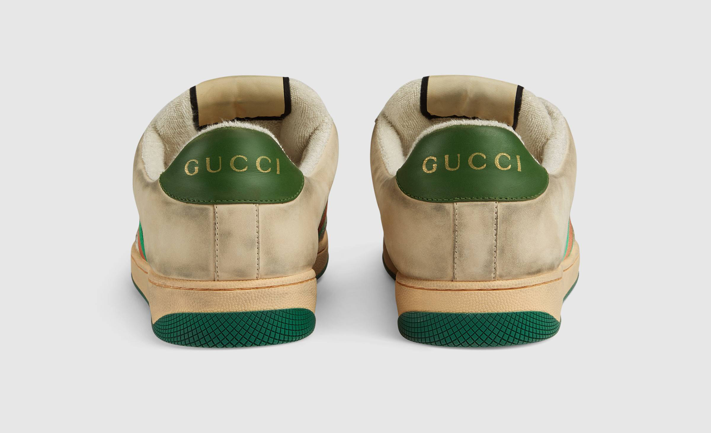 tenis gucci sujo