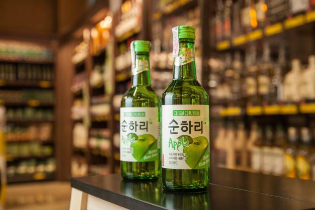 Soju: destilado misturado a essência de maçã (R$ 23,00)