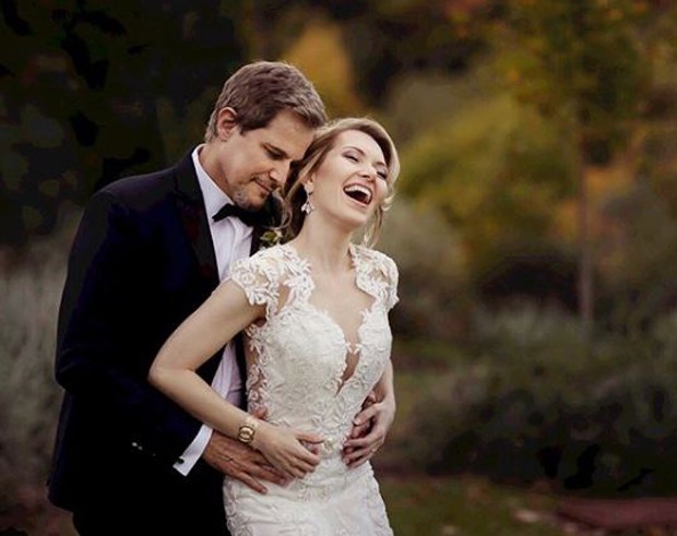 Edson Celulari e Karin Roepke