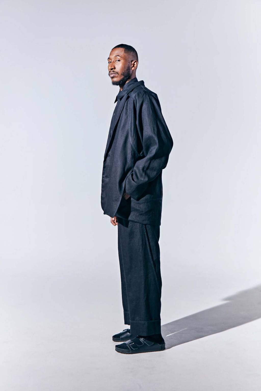 Relaxed Pocket Blazer + High Waist Pants – Linen – Black – 2.jpg Relaxed Pocket Blazer + High Waist Pants – Linen – Black – 2.jpg