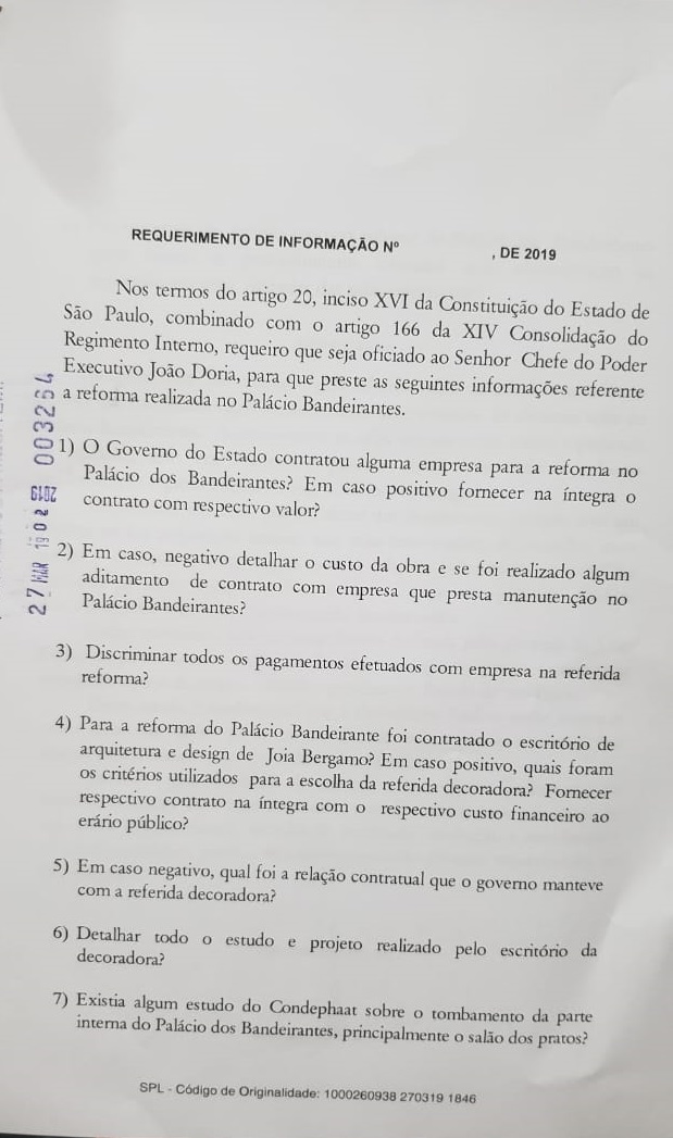 Requerimento Requerimento