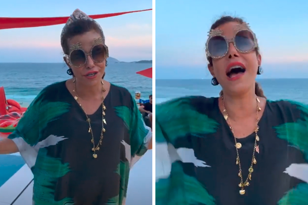 Narcisa Tamborindeguy repercute com vídeo sobre enchentes no RJ