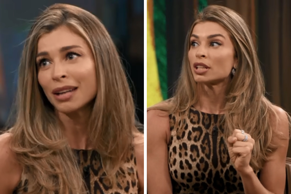 Grazi Massafera revela saia justa após pergunta inusitada da filha