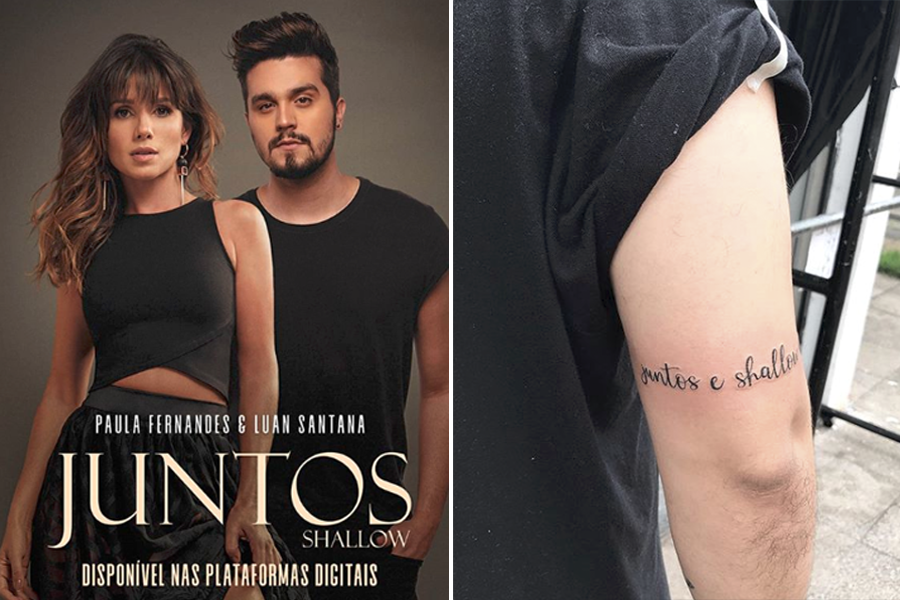 Fã tatua “Juntos e Shallow Now” no braço