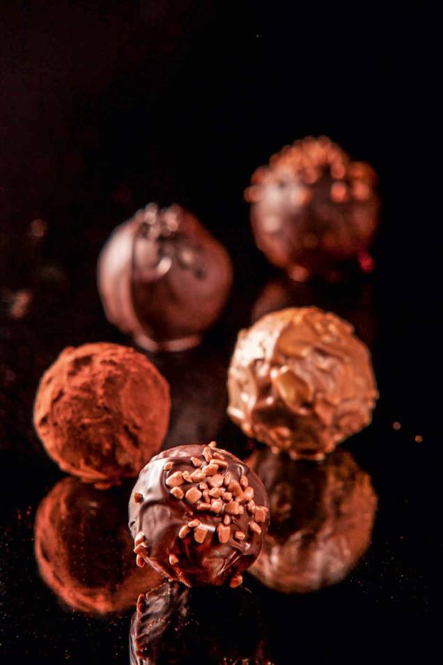 Trufas de cacau