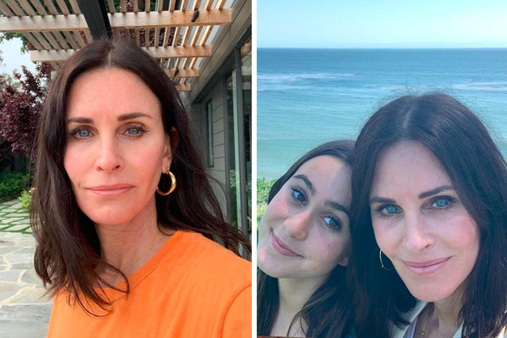 Filha de Courteney Cox usa o mesmo vestido da mãe 21 anos depois