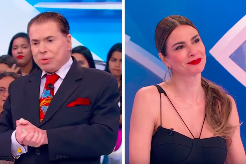 Luciana Gimenez protagoniza “climão” após pergunta de Silvio Santos