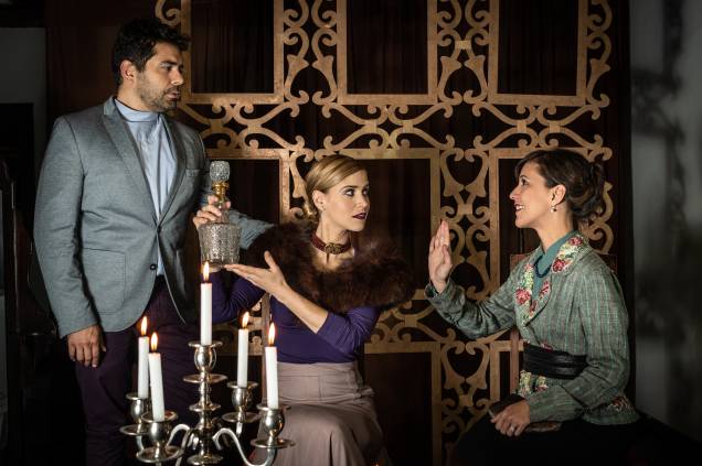 Hedda Gabler: Rafael Maia, Mel Lisboa e Carol Carreiro