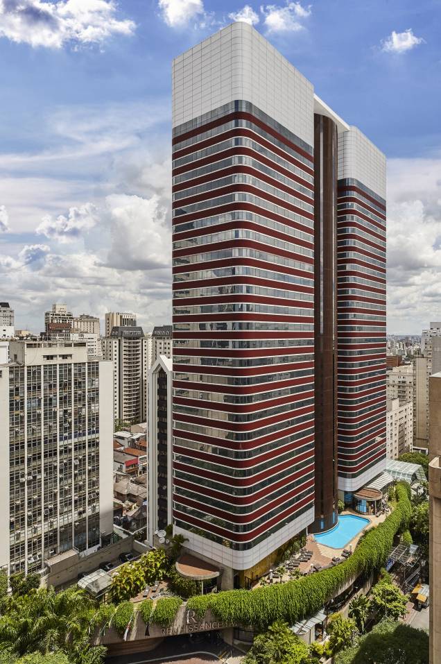 <span>Fachada do Renaissance São Paulo Hotel</span> <span>Fachada do Renaissance São Paulo Hotel</span>