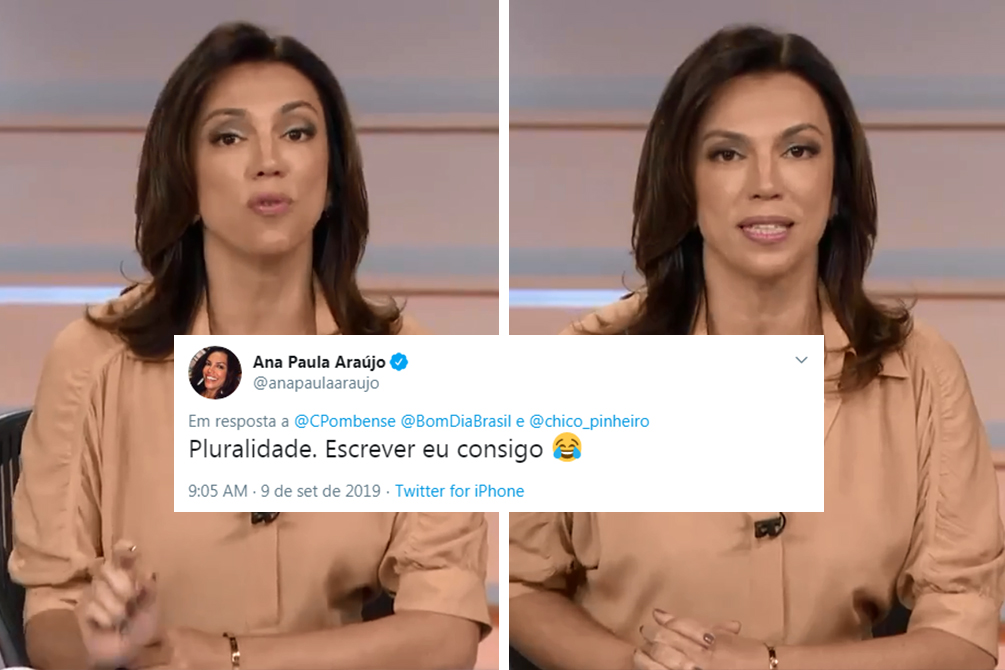 Ana Paula Araújo manda recado no Twitter após se enrolar no Bom Dia Brasil  | VEJA SÃO PAULO