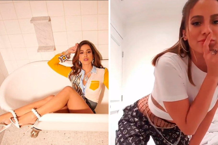 Anitta aparece com pijama da Louis Vuitton de quase R$ 15 mil - GQ