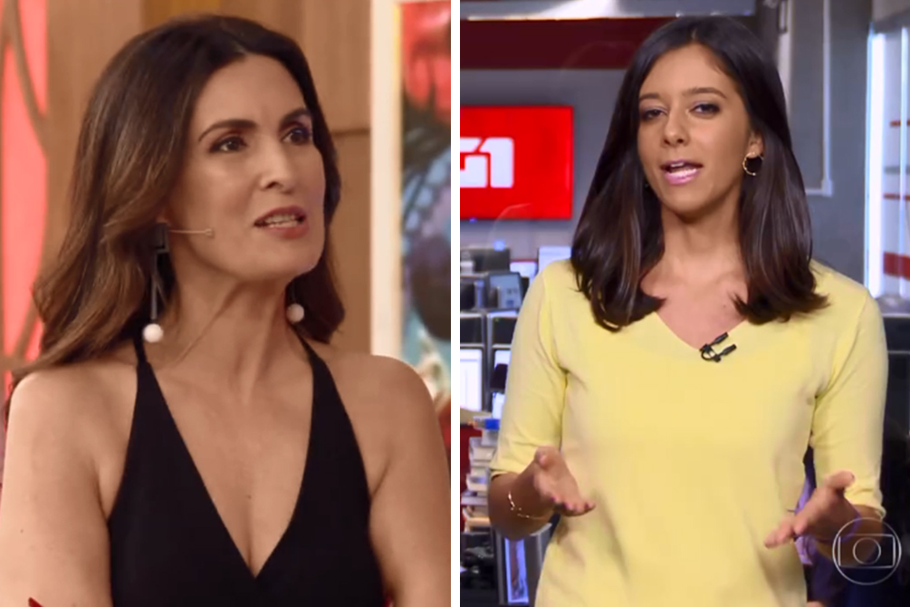 Sobrinha de Bonner, Luiza Tenente homenageia Fátima Bernardes 