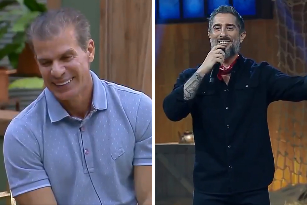 Marcos Mion manda recado ao vivo após confusão na estreia de A Fazenda