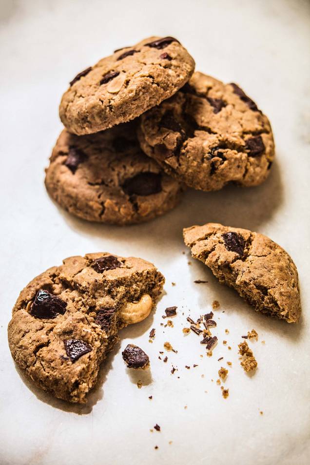 Cookie: com gotas de chocolate