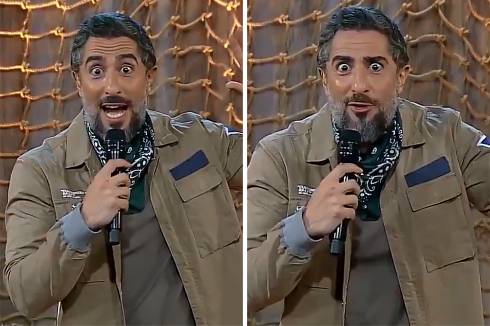 Marcos Mion perde a paciência ao vivo com peões em A Fazenda