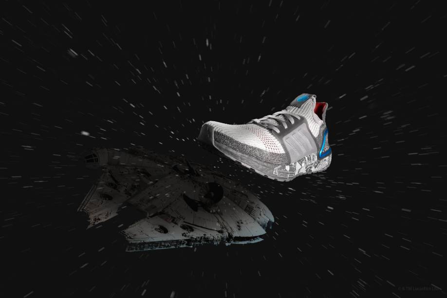 O ultraboost 19: homenagem para a Millennium Falcon