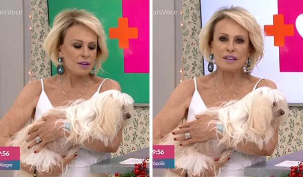 Ana María Braga chega às lágrimas ao vivo: “O mais importante é o amor”