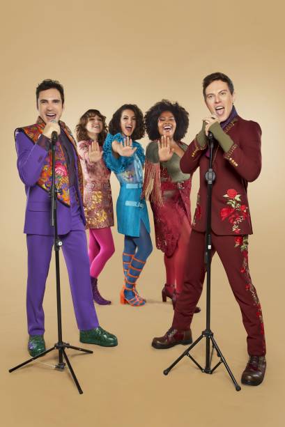O elenco de Grandes Encontros da MPB