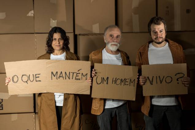 O que Mantém um Homem Vivo?: Georgette Fadel, Renato Borghi e Elcio Nogueira Seixas