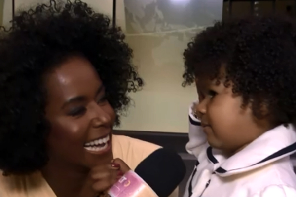 Maju Coutinho conhece criança que viralizou após vê-la na TV