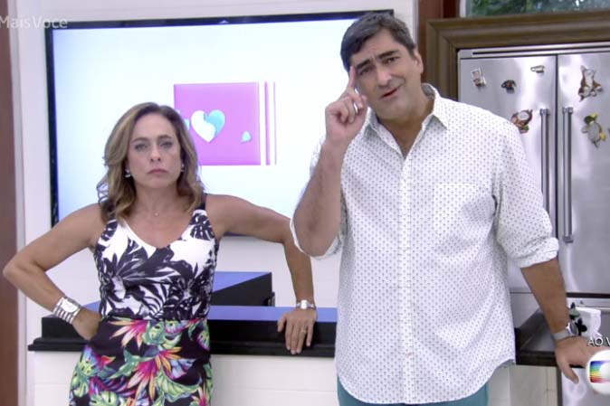 Cissa Guimarães diz “ele não” ao vivo na Globo