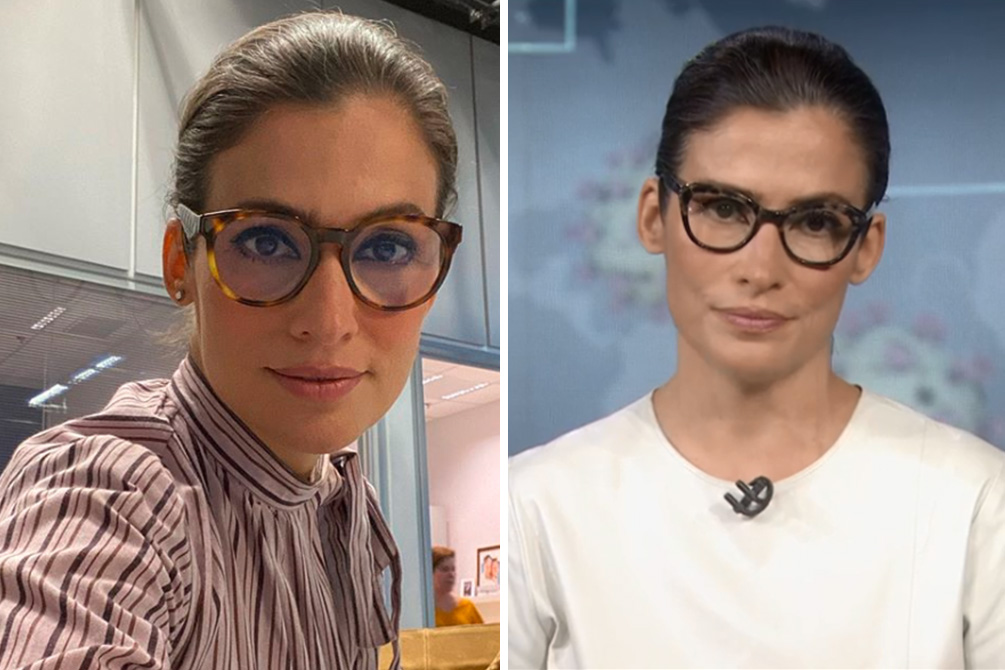 Renata Vasconcellos mostra bastidor do JN, mas marmita chama atenção