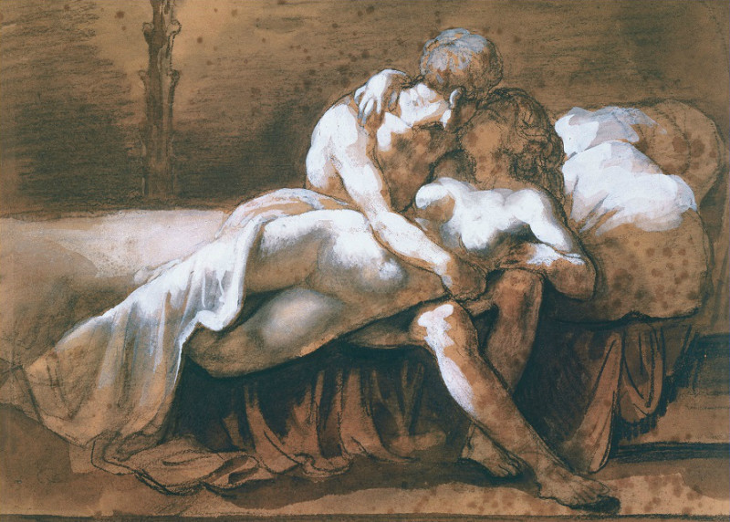 O Beijo – Théodore Géricault O Beijo – Théodore Géricault