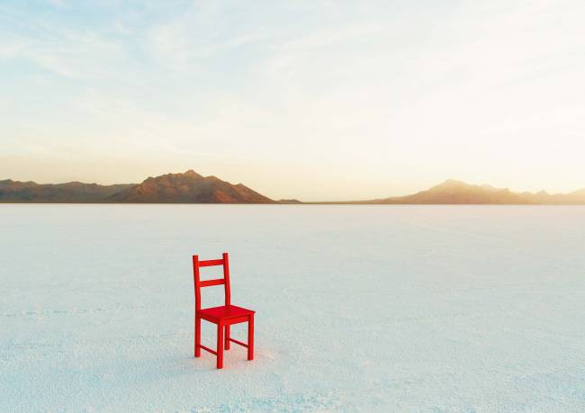 A paz não está nos pensamentos