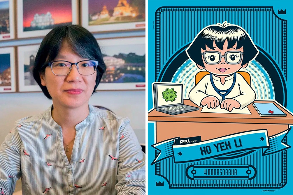 Coordenadora da UTI do HC ganha homenagem da Turma da Mônica