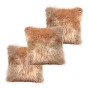 Moda-Casa-Enxovais-Kit-Almofada-Bege-Pelo-Longo-Alto-45cm-com-Refil-de-Silicone-3-Unidades-Cheias-4342-010996-1