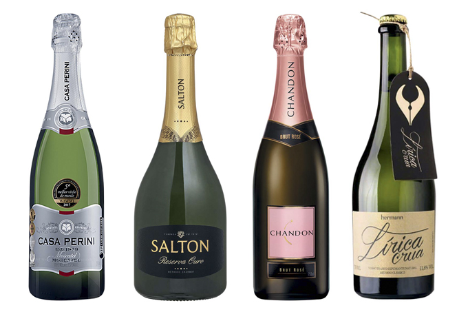 Quatro espumantes nacionais para celebrar