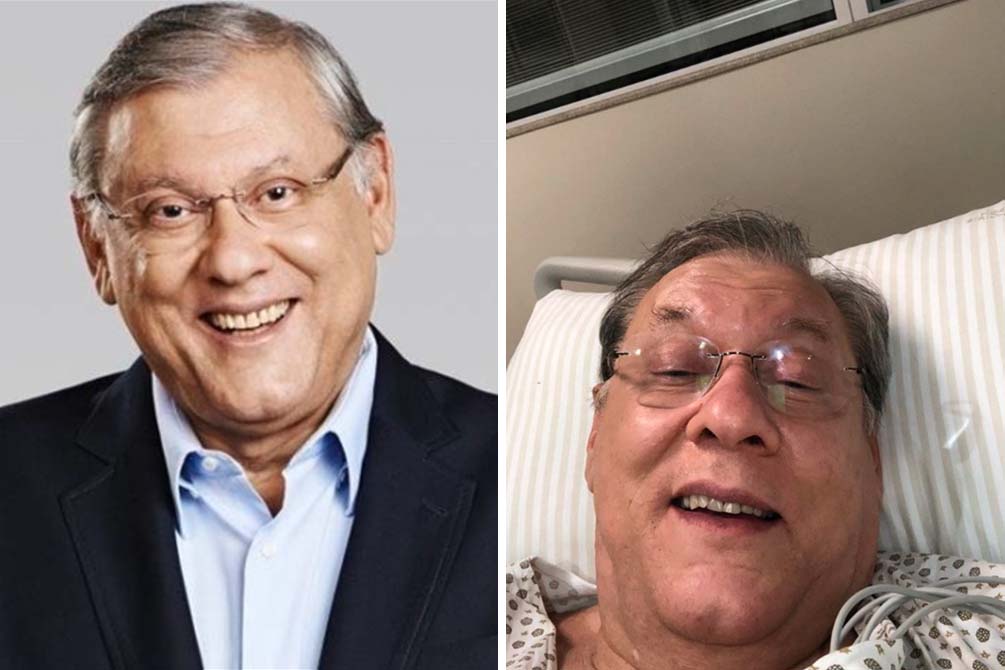 Milton Neves manda recado após mal-estar: “Vivinho da Silva”