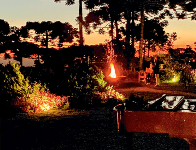 Charutaria e restaurante modernos em meio à natureza: reserva de charme