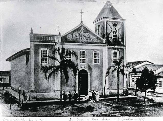 Igreja: incêndio em 1896