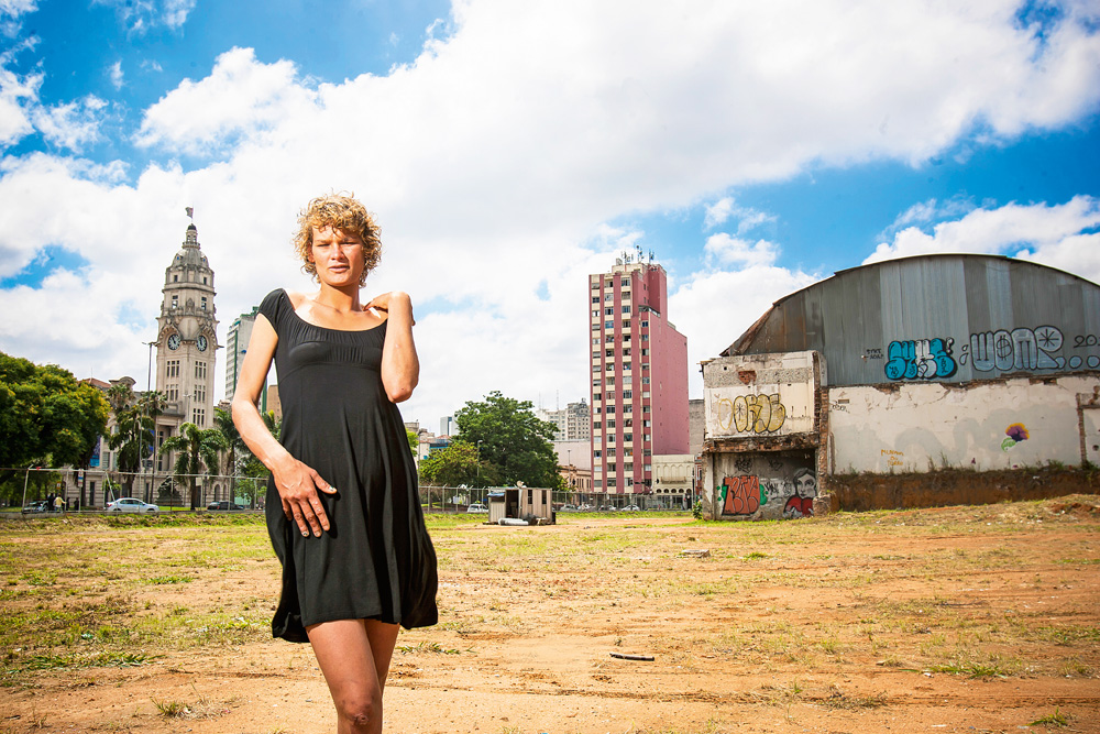 Bastidores da capa com ex-modelo que vivia na Cracolândia em 2014