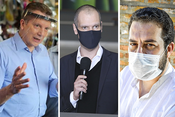 Datafolha: Covas segue na liderança e Boulos fica à frente de Russomanno