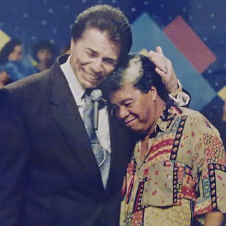Roque e Silvio Santos