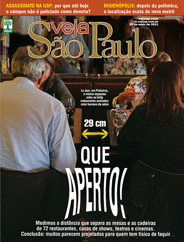 Capa da revista Veja São Paulo, edição 2218, de 25 de maio de 2011.